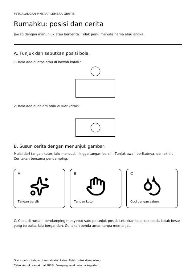 Preview worksheet Rumahku