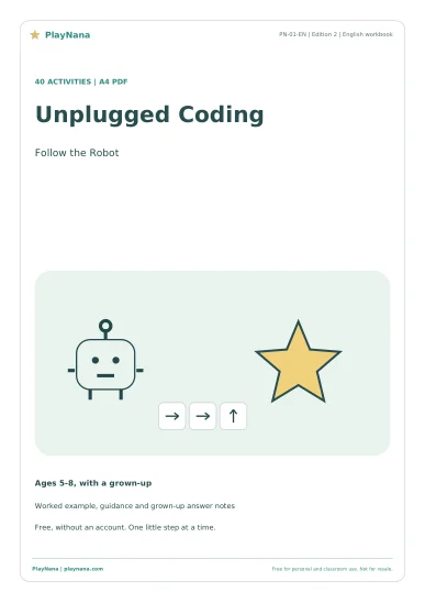 Unplugged Coding workbook cover