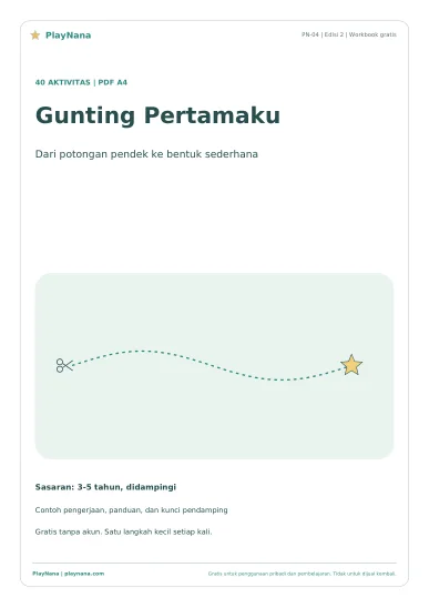 Sampul Gunting Pertamaku, PlayNana edisi 2